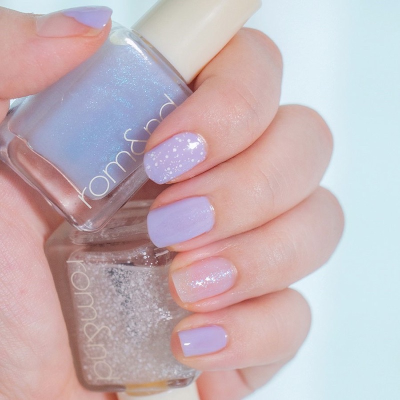 Sơn móng tay pastel xinh lấp lánh Romand Milk Grocery Mood Pebble Nail 7g