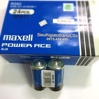 Hộp 24 Viên Pin Đại Maxell Chính Hãng Xuất Xứ Indonesia