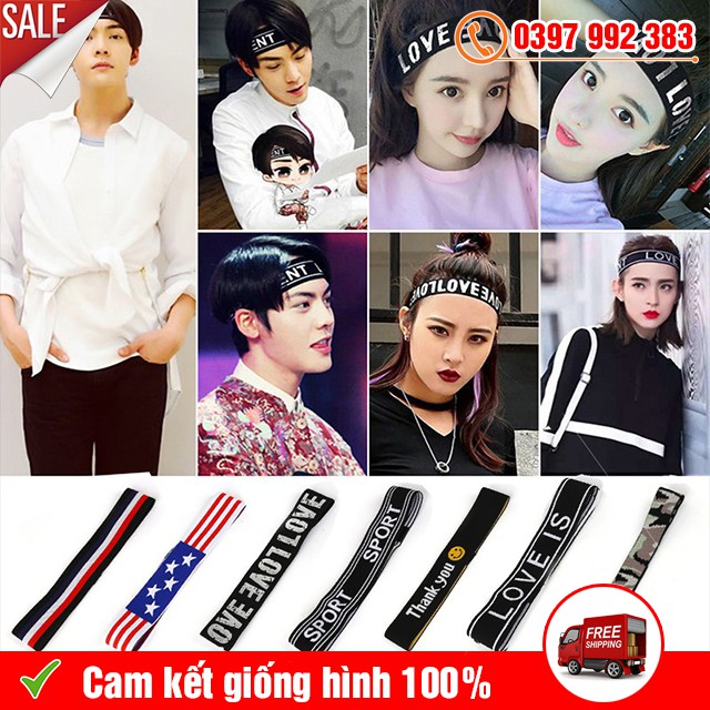 Băng Đô Headband Băng Trán Thể Thao Dùng Cho Tập Gym, Bóng Chuyền, Bóng Rổ, Cầu Lông Băng Đầu Thấm Chặn Mồ Hôi