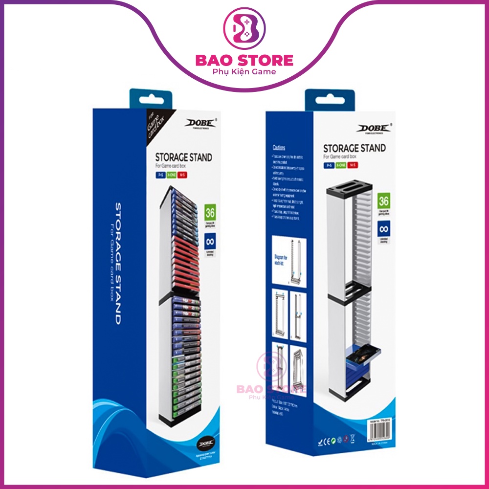 Kệ đựng đĩa 36 đĩa game PS5 / PS4 / Xbox One / Nintendo Switch