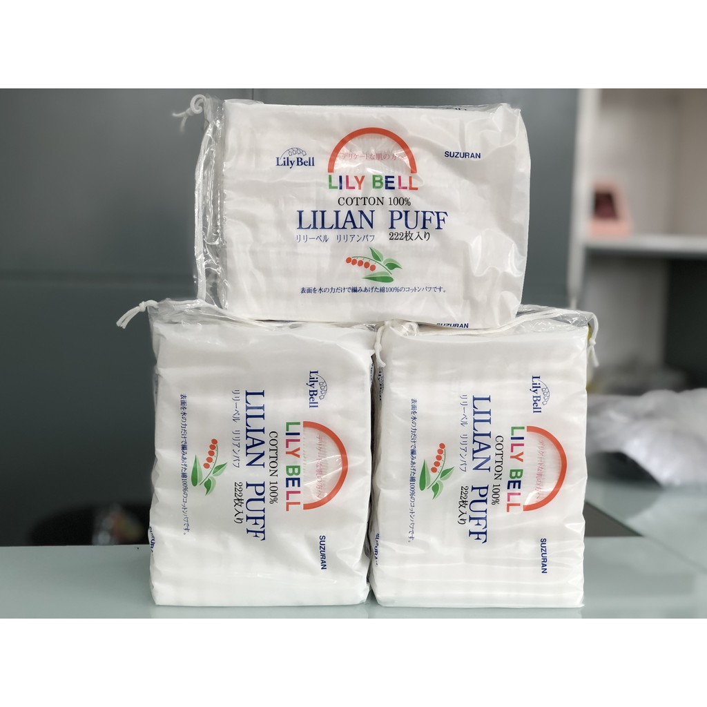 Bông Tẩy Trang Cao Cấp Nhật Bản - Lily Bell Suzuran | BigBuy360 - bigbuy360.vn