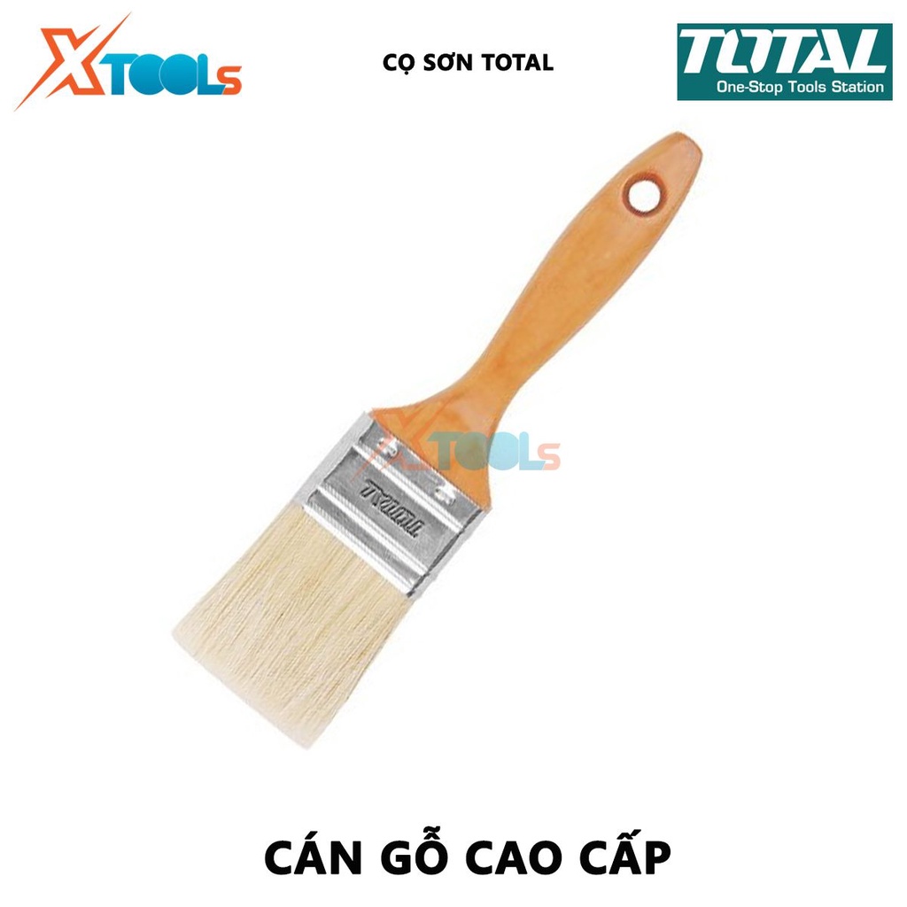 Cọ sơn TOTAL THT84042 | chổi quét sơn bề rộng cọ 1&quot; (26mm) -  4&quot; (102mm) độ dày cọ 13mm - 20mm sơn, xử lí bụi góc tường