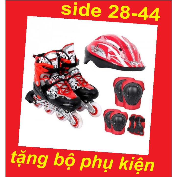 Bộ Patin Có đèn Và bảo hộ