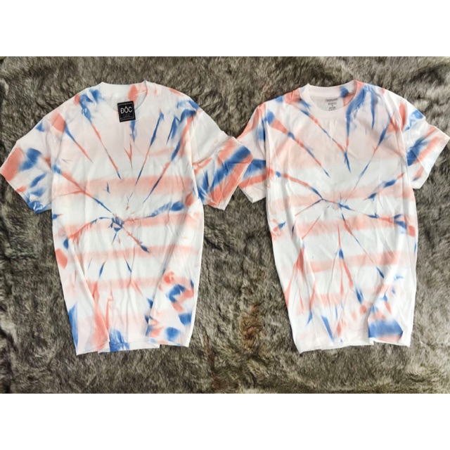Áo phông đôi phun sơn- unisex nam nữ