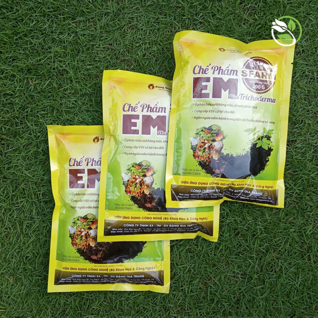 Chế phẩm vi sinh EM Plus Trichoderma Sfarm - Đặng Gia Trang - Gói 200g