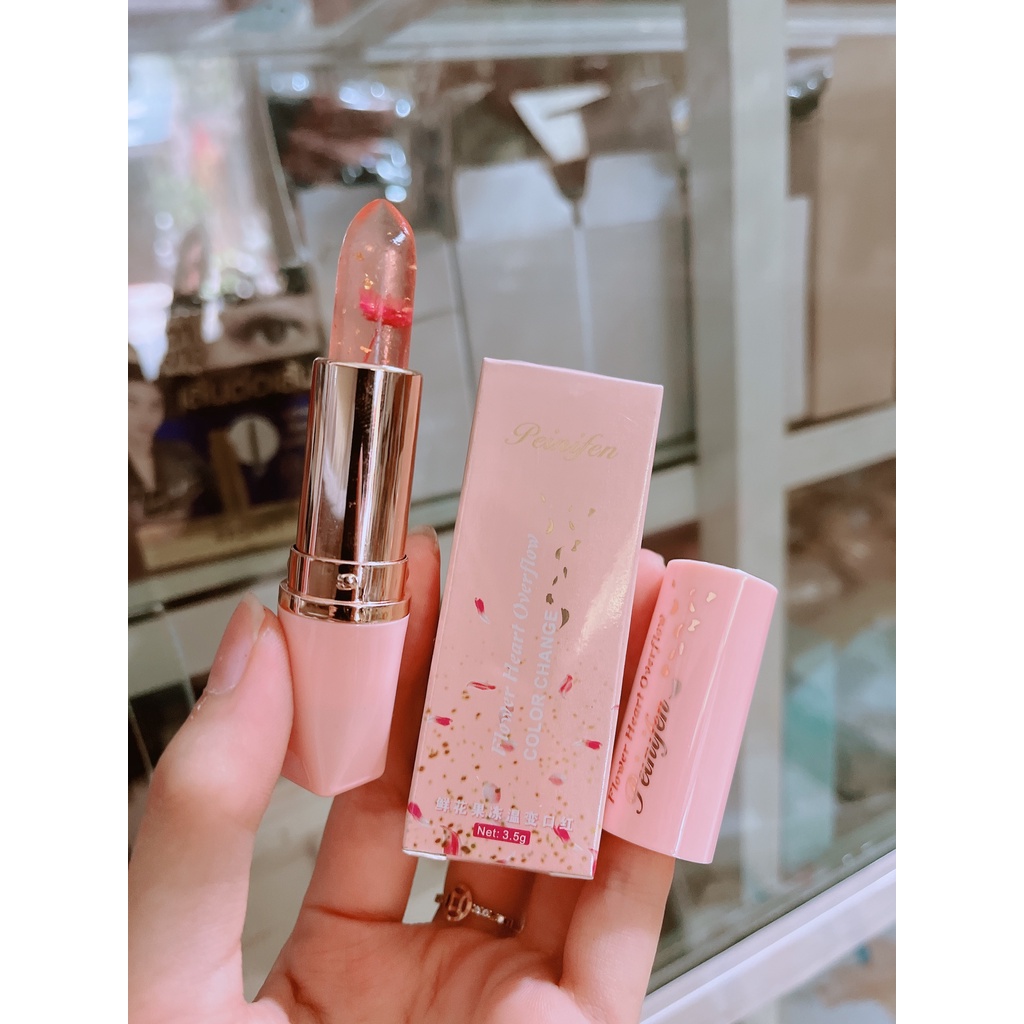 Son thạch ướp cánh hoa, son dưỡng [Hàng Nội Địa]
