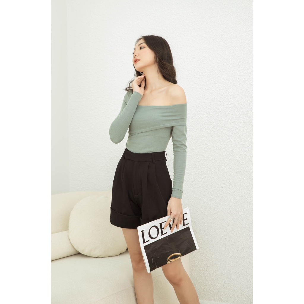 Quần short ngắn nữ ống rộng | ARIE SHORT - CLÉLIE