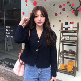 Áo blazer ngắn freesize