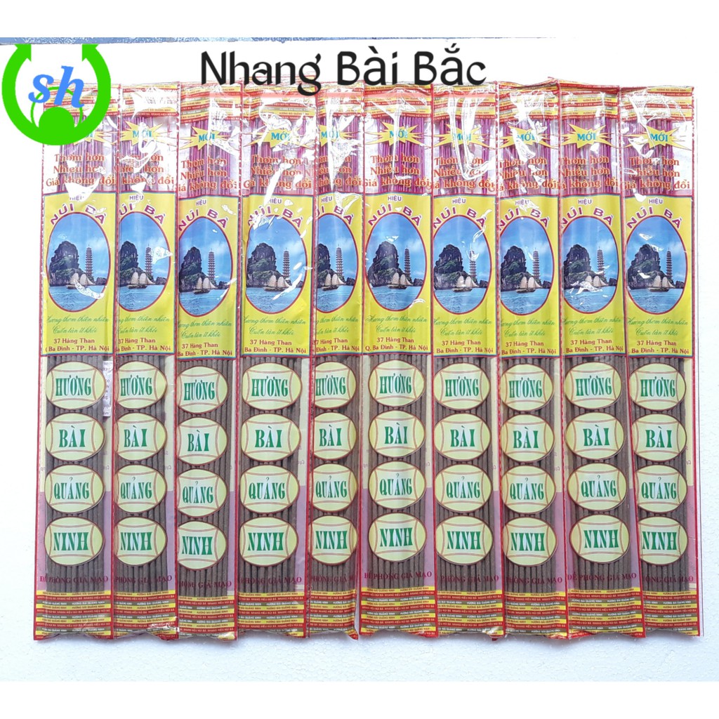 Nhang bài - 1 chục - hiệu Núi Bà