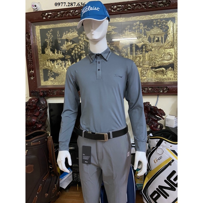 Áo golf nam dài tay Titleist thời trang thể thao GOLF PRO AD001