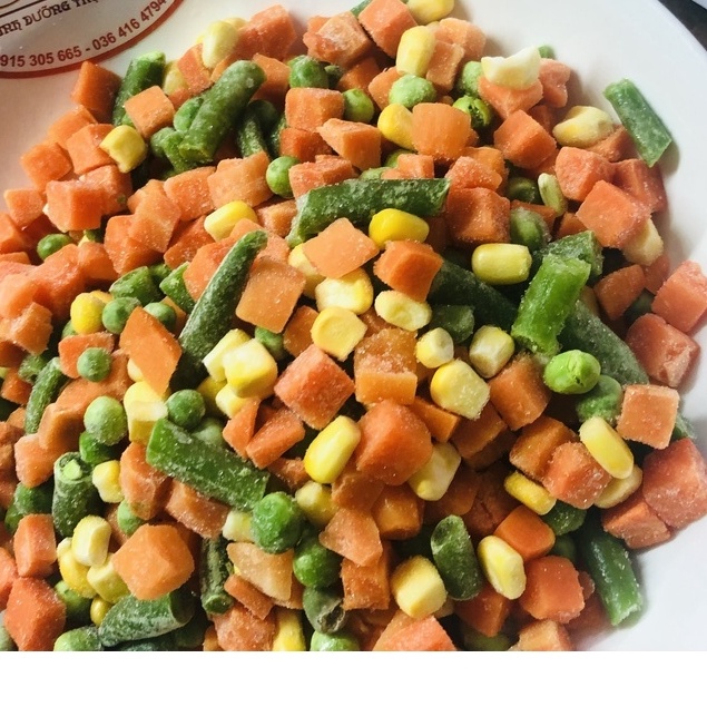 Rau củ hỗn hợp cắt sẵn tiện lợi