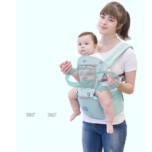 Địu cho bé 4 màu