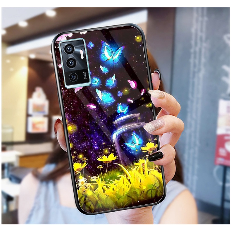 Ốp Lưng VIVO V23E mặt kính cường lực cao cấp