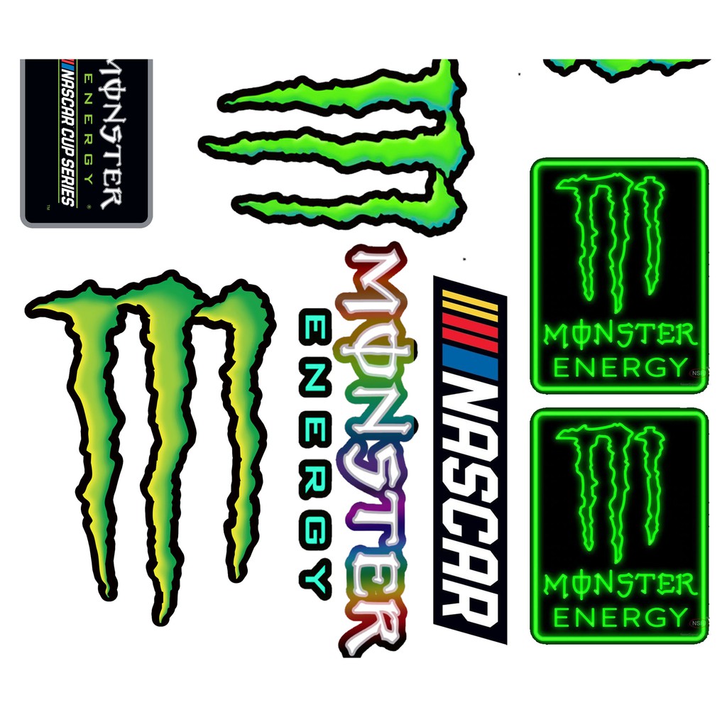 TEM DÁN CAO CẤP MONSTER VIP 2 IN UV CHỐNG NƯỚC