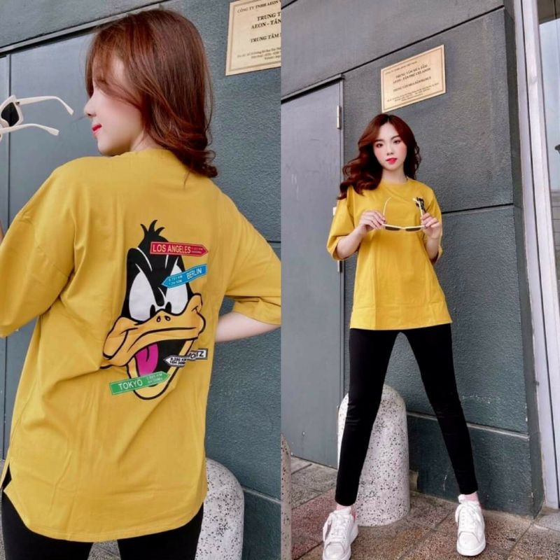 [NEW] Set Cotton Nữ Xẻ Tà - Hình In Đơn Giản Siêu Xinh - SP Y Hình | BigBuy360 - bigbuy360.vn