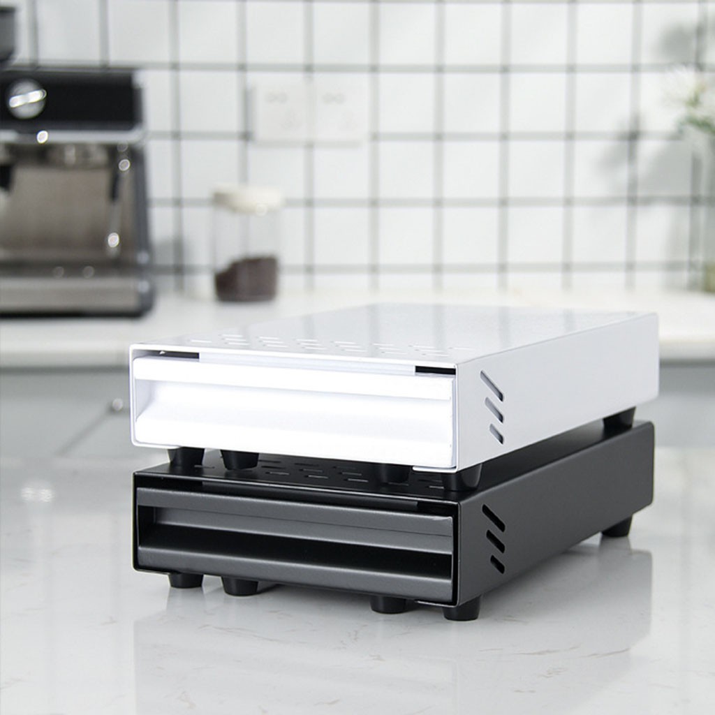 Hộp đựng bã cà phê dạng ngăn kéo để bàn cho quán cà phê