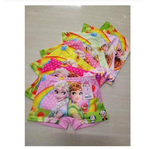 Quần lót đùi bé gái 3D công chúa Elsaz.