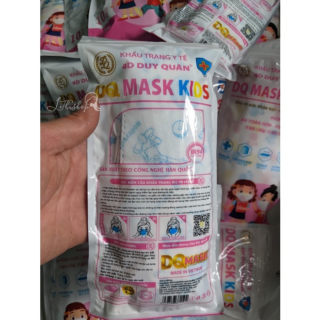 Khẩu trang 4D KF94 trẻ em