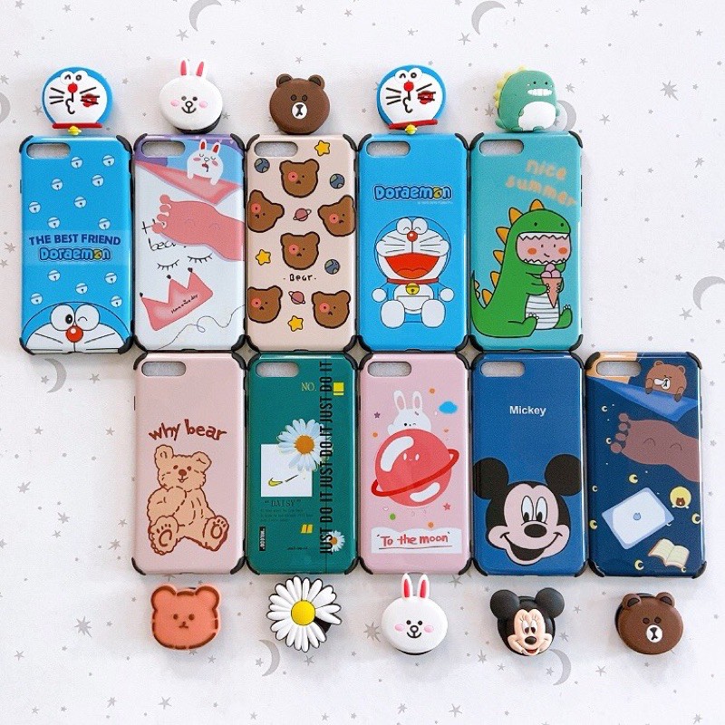 Ốp kèm Pop IPhone 7 Plus / 8 plus / 6 plus / 6s plus / 6 / 6s / X / Xs / XS Max/11 pro max