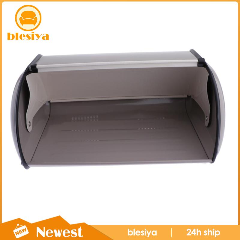 Hộp đựng bánh mì bằng sắt màu xám tiện dụng cho nhà bếp