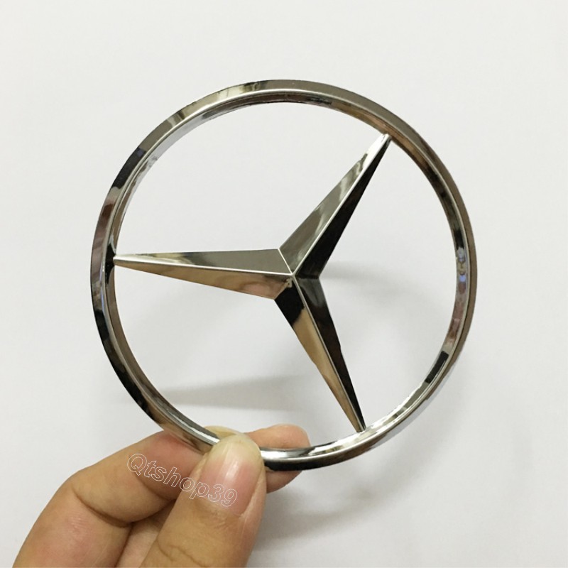 Logo cốp sau xe Ô tô dùng cho các dòng xe Mercedes 90mm