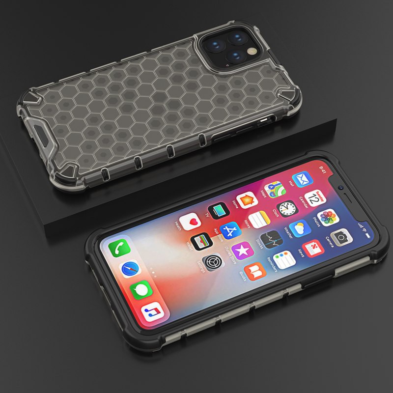 Ốp Điện Thoại Chống Sốc Trong Suốt Hình Tổ Ong Cho Iphone 12 11 Pro Max 12 Max 11 Pro | BigBuy360 - bigbuy360.vn