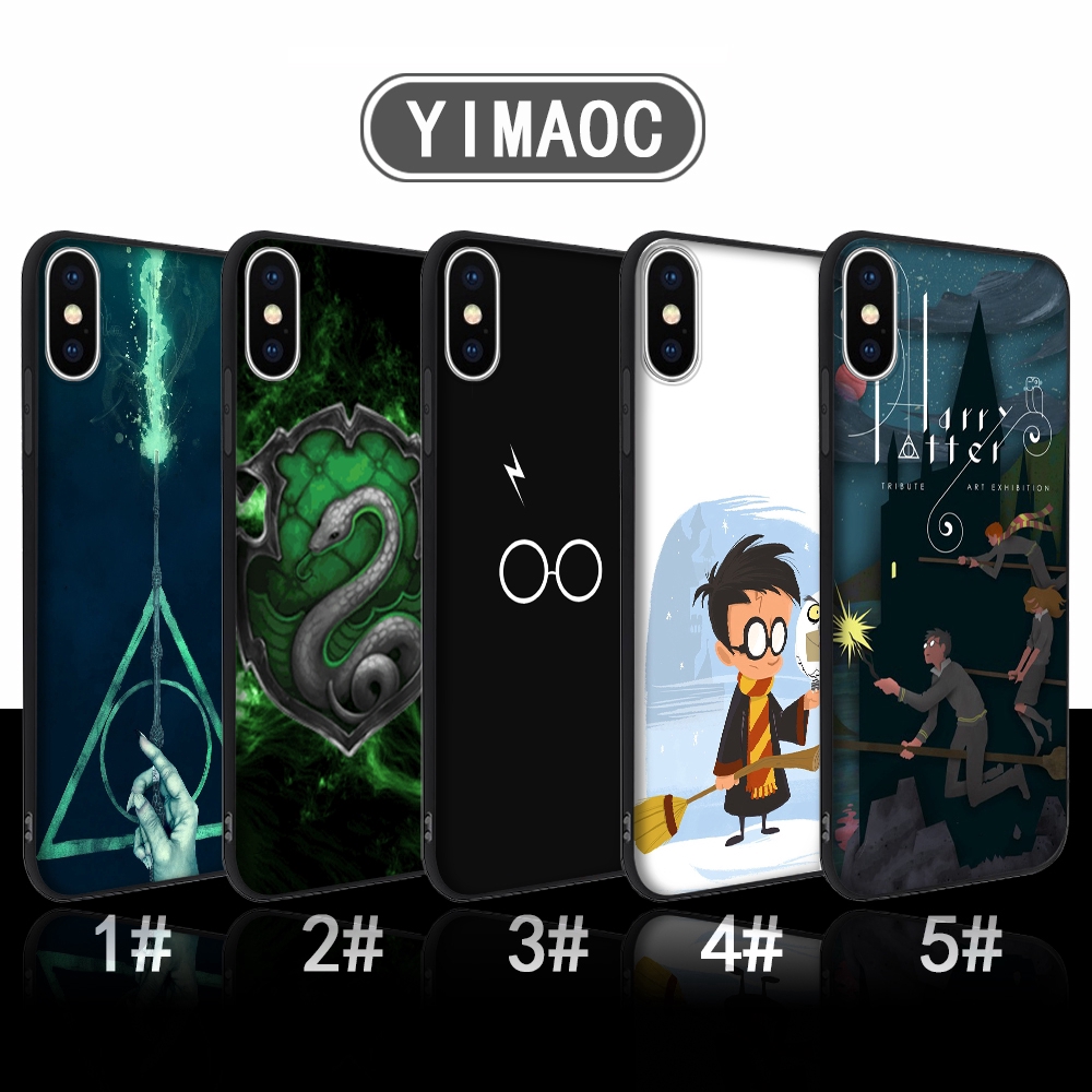 iPhone XS Max XR X 11 Pro 7 8 6 6S Plus 149C Harry Potter Deathly Qoutes Soft Case