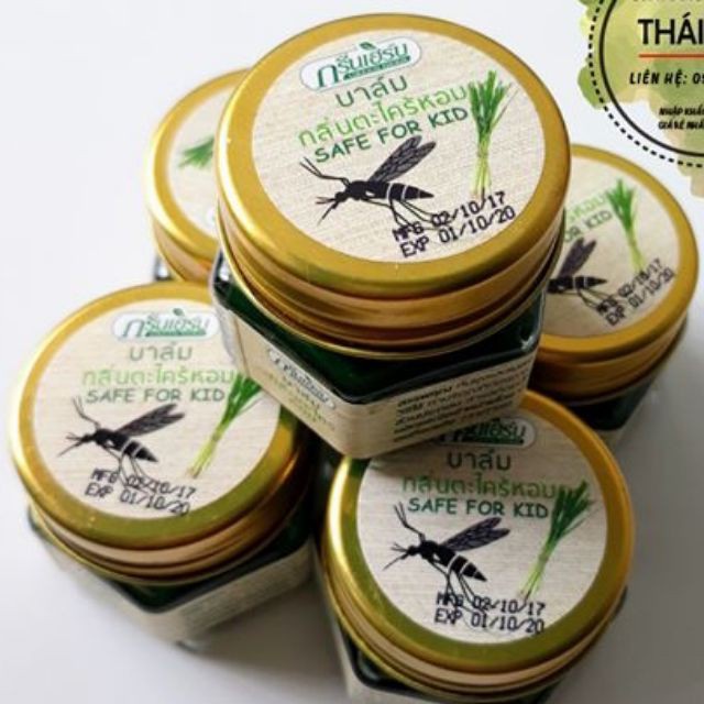 Combo 2 hộp dầu cù là muỗi, côn trùng cắn Thái Lan - BX2868