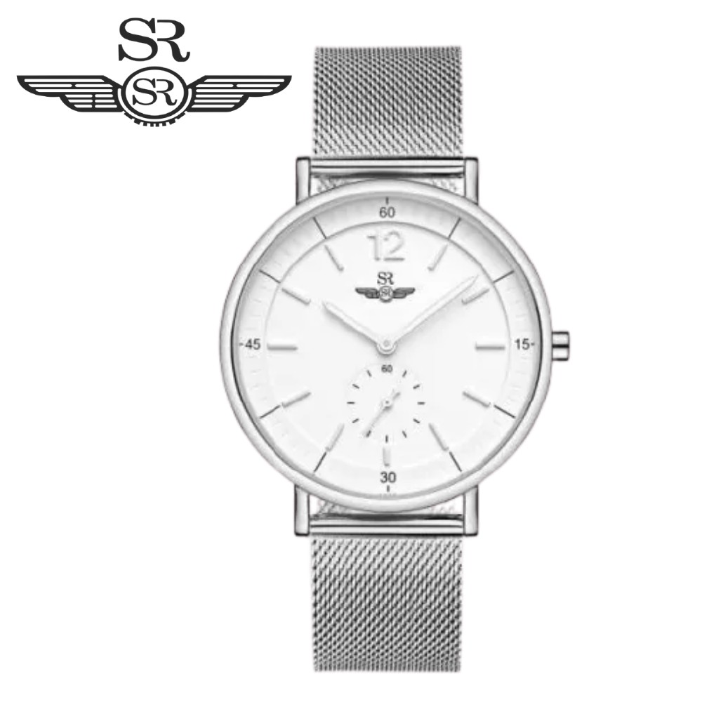 Đồng hồ nam SRWATCH SG2087.1102 mặt kính trắng Sapphire Chống trầy chôngs nước kiểu