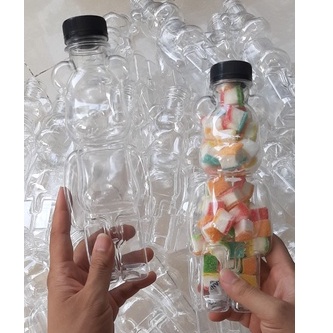 Chai gấu BEARBRICK nhựa 500ml