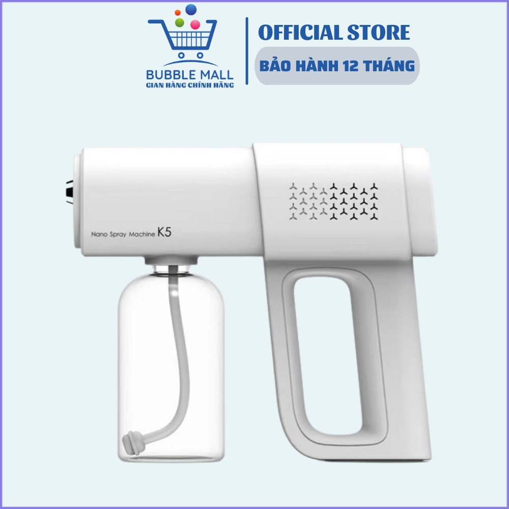 Bảo hành 12 tháng lỗi 1 đổi 1, Máy phun khử khuẩn nano,máy xịt cồn tự động cầm tay K5, công nghệ nano nhật bản