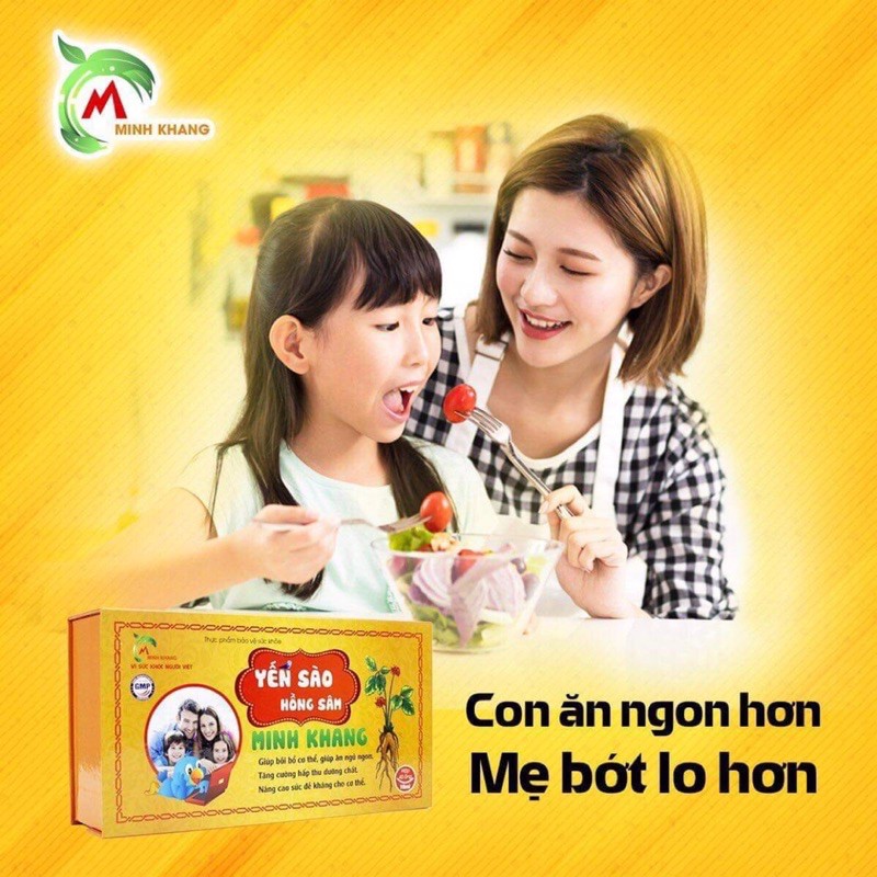 Yến Sào hồng sâm minh Khang