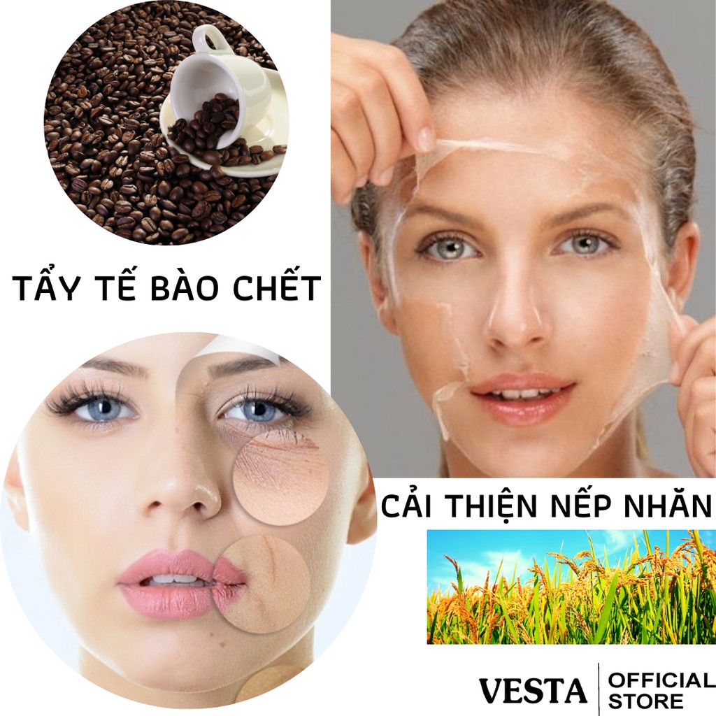 Tinh Bột Cám Gạo Cà Phê Nguyên Chất Vesta 100gr