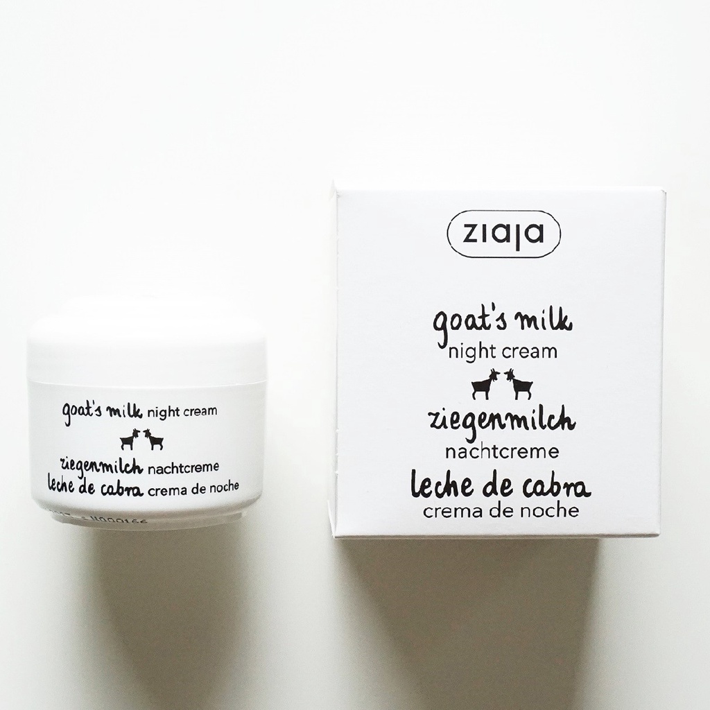 Kem dưỡng da sữa dê cấp ẩm ban đêm, chống lão hóa Ziaja Goat's Milk Nourishing Night Cream 50ml