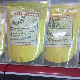 SALE 500 gam TINH BỘT NGHỆ VÀNG (TỪ CỦ NGHỆ ĐỎ NGHỆ AN)
