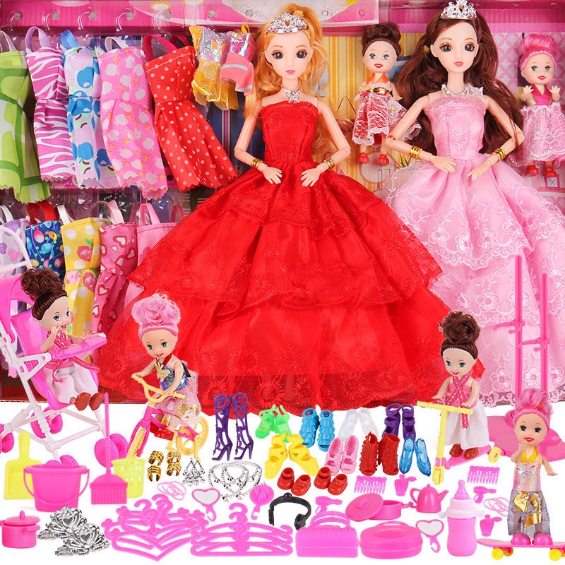 Set 138 Món Đồ Chơi Búp Bê Barbie Sang Trọng