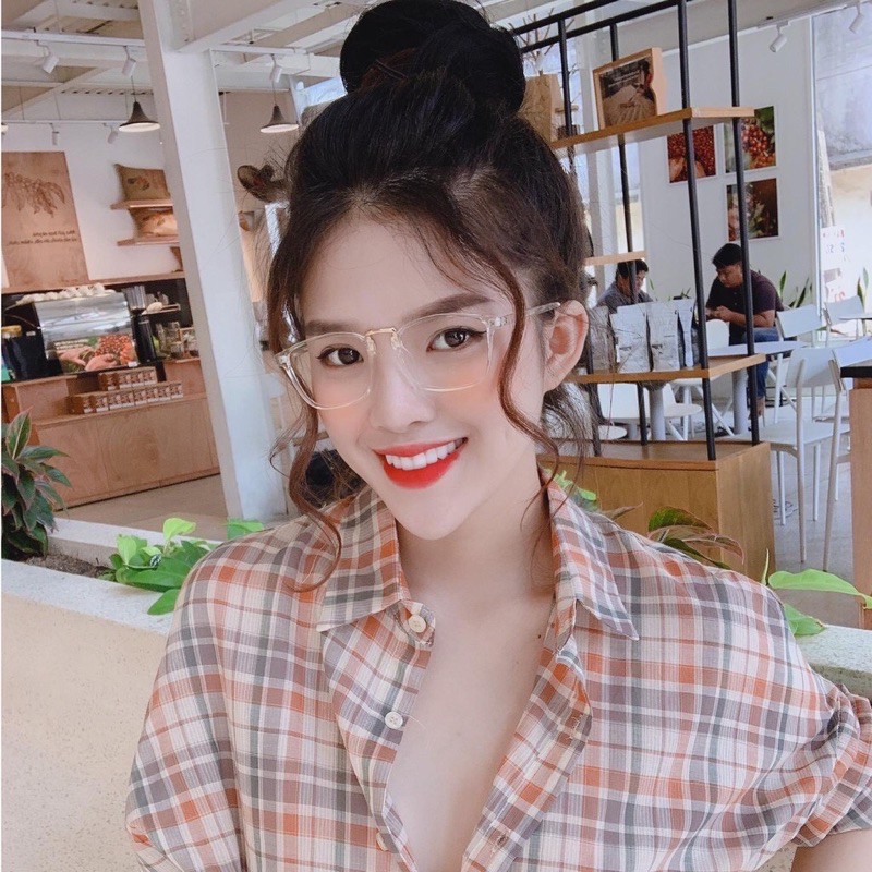 _Gọng Kính Cận Vuông Dẻo Hàn - Gọng Kính Mắt Vuông Nhựa Dẻo 210 | BigBuy360 - bigbuy360.vn