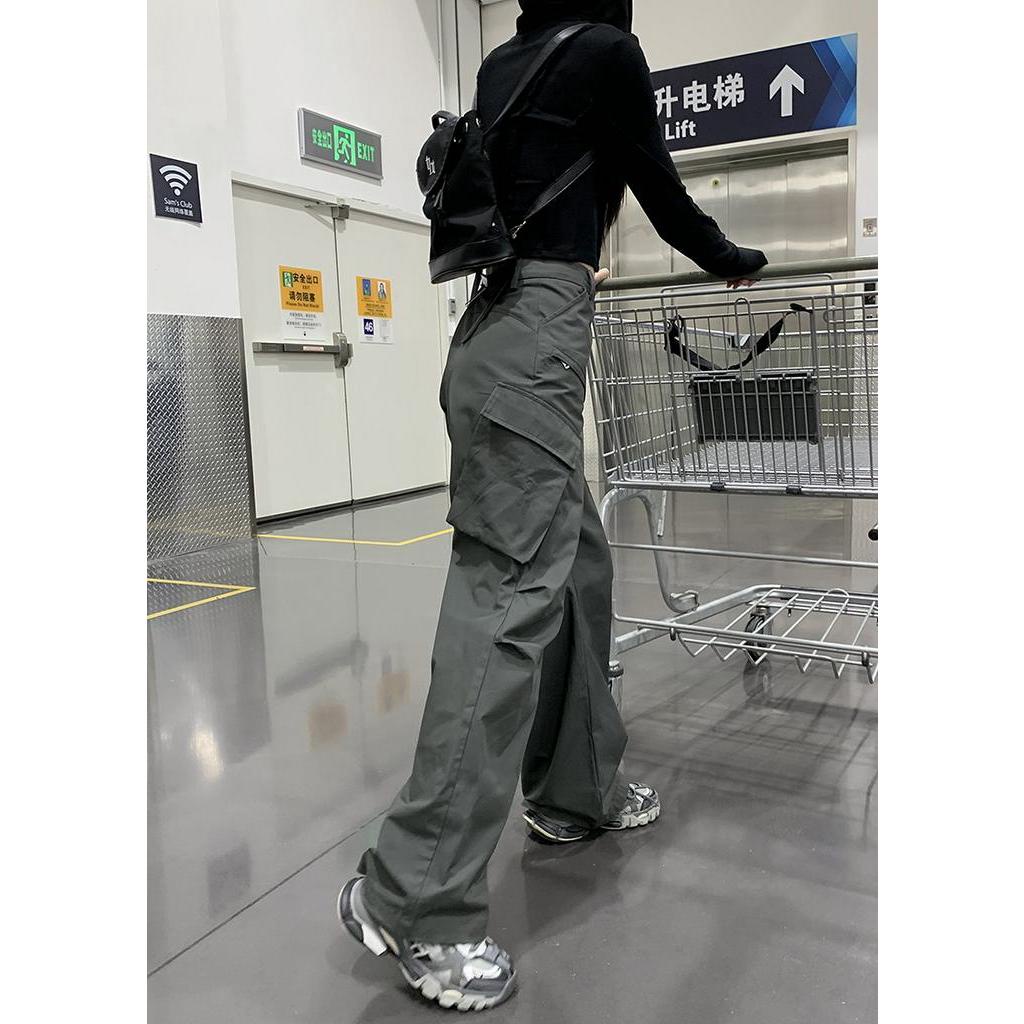 Quần Ống Suông Lưng Cao Thời Trang Cá Tính 63066