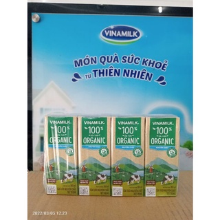 Lốc 4 hộp Sữa Tươi Vinamilk Organic 180ml