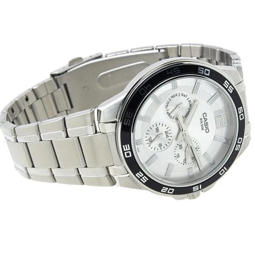 Đồng hồ nam dây kim loại Casio chính hãng Anh Khuê MTP-1300D-7A1VDF