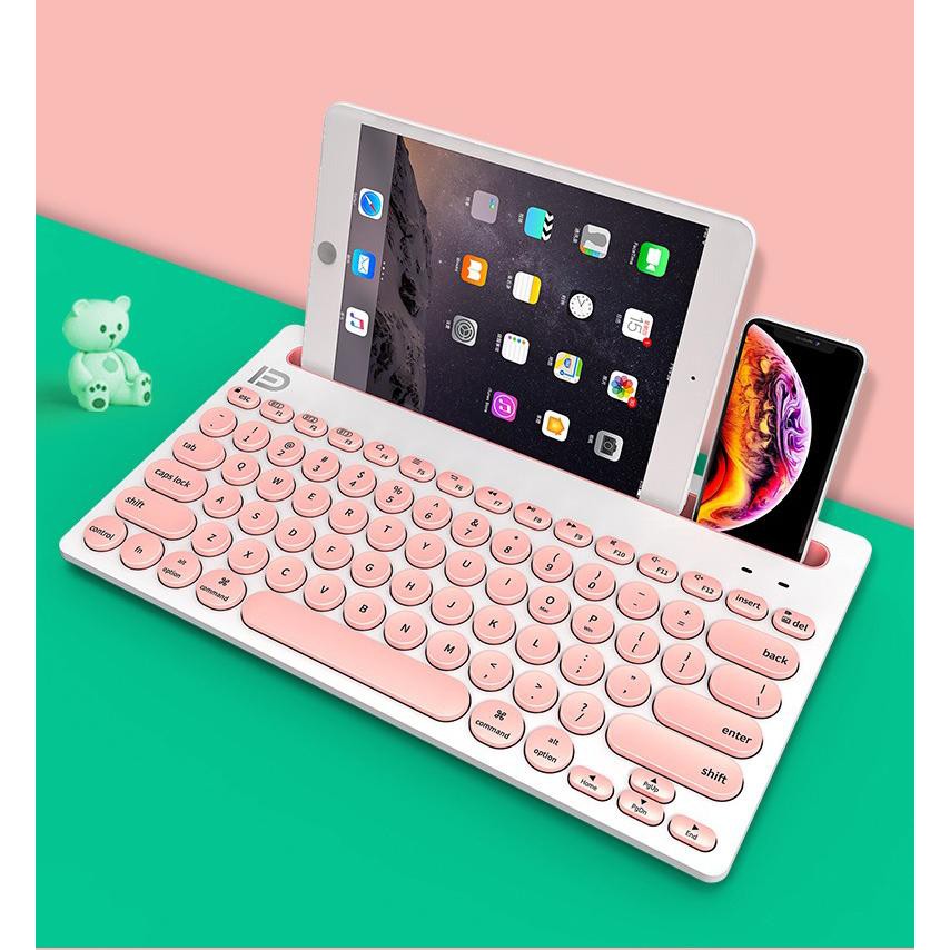 Bàn Phím Bluetooth Forter ik3381 dành cho Điện thoại, Máy tính bảng, Laptop, PC