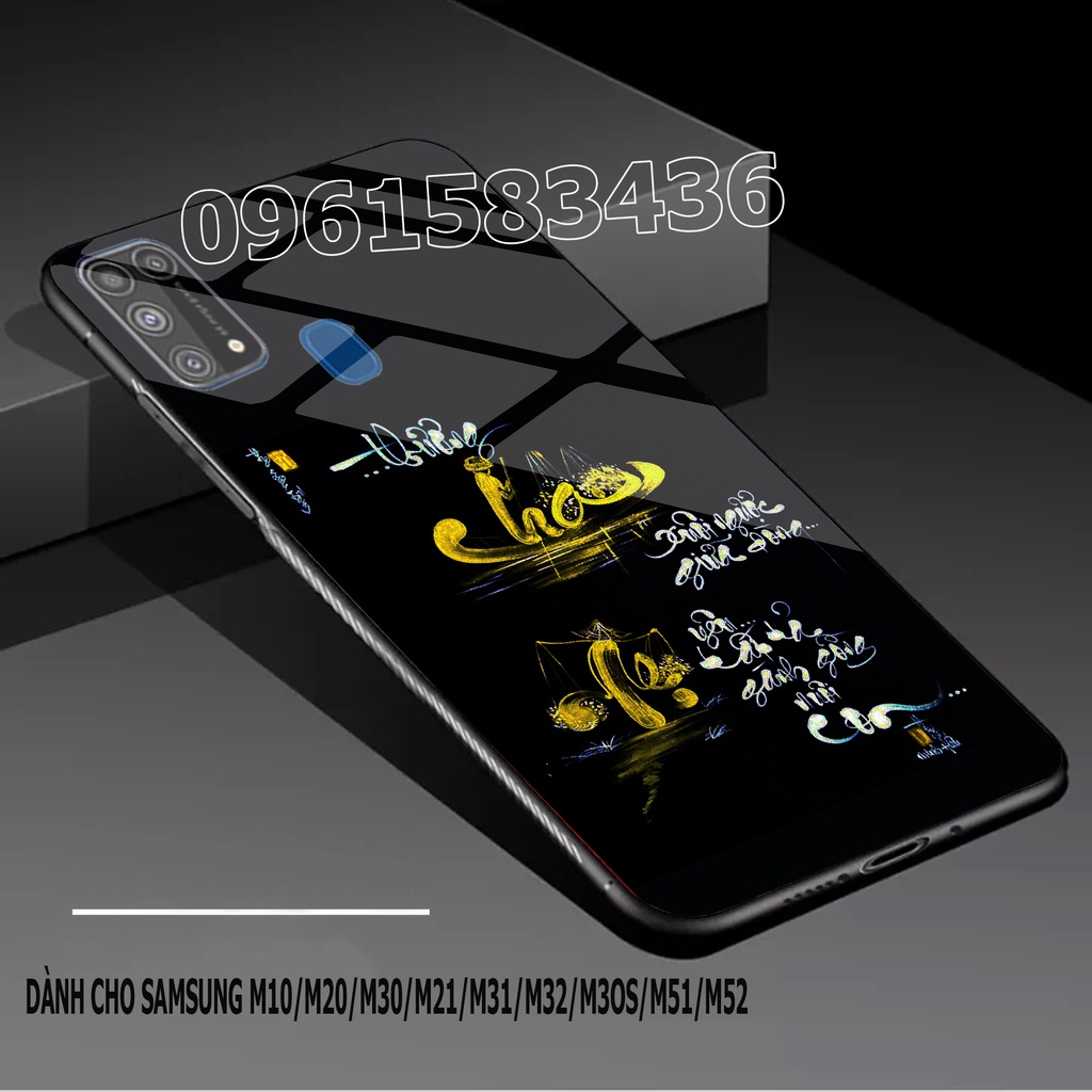 Ốp lưng điện thoại Samsung M51/Samsung M52/Samsung M31/Samsung M32/Samsung M30S/Samsung M21  mặt kính tráng gương