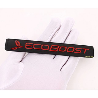 Tem chữ ECOBOOST trang trí xe