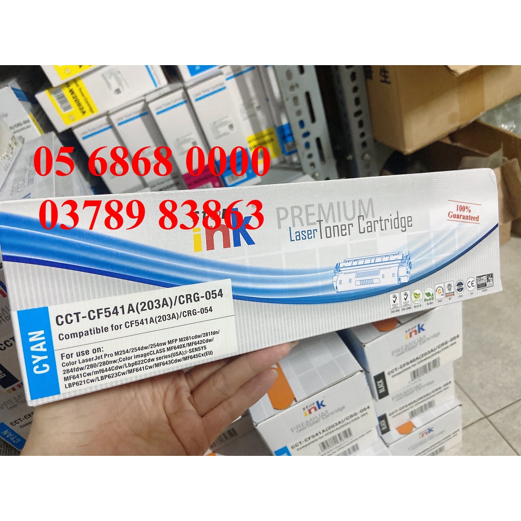 Bộ 4 Hộp mực in màu CRG 054 – Cho máy LBP 621Cw/ 623Cdw/ MF641Cw/ 643Cdw/ 645Cx