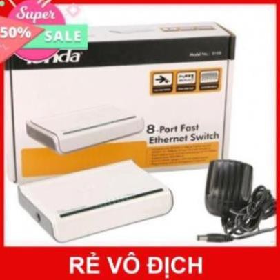 Switch 8 PORT tenda 100m mẫu mới chính hãng