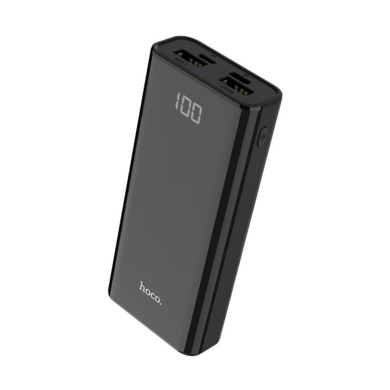 [full box] Sạc dự phòng - chính hãng hoco - 10.000mah - 2 cổng sạc - bảo hành 06tháng