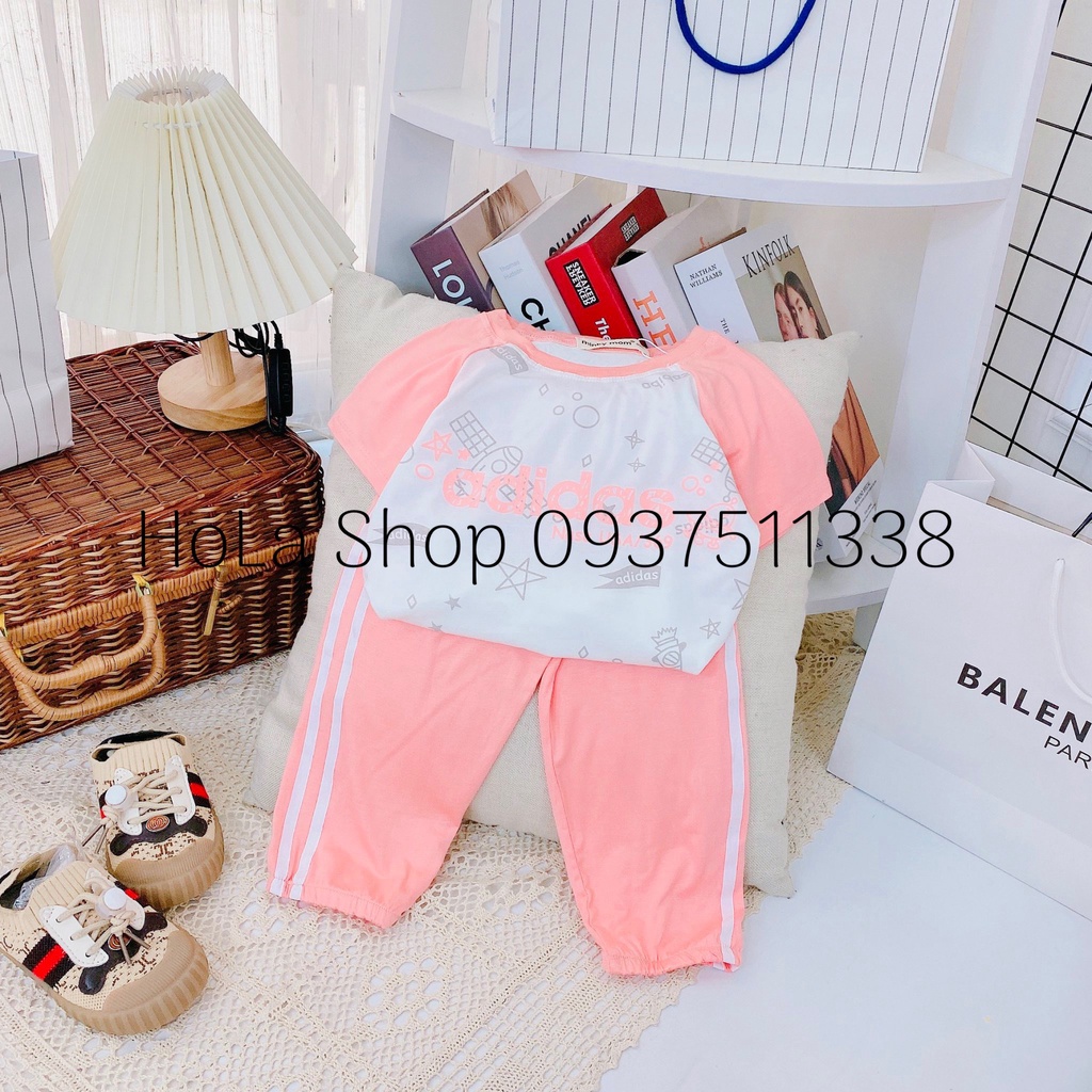 Bộ Adida Quần Dài Ngắn Tay Minky Mom Thun Lạnh-Th113