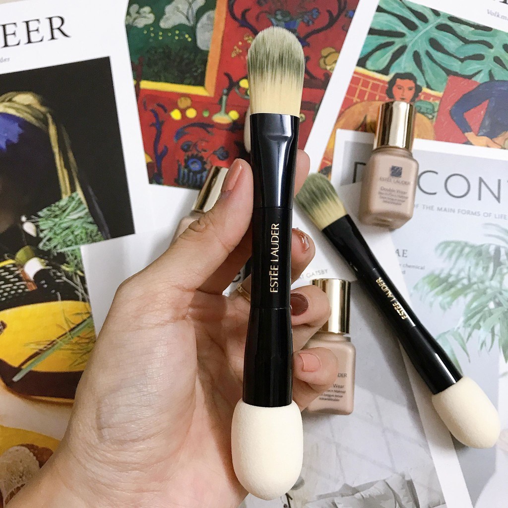 ESTEE LAUDER 🏆 Cọ tán nền 2 đầu Professional Dual-Ended Foundation Brush