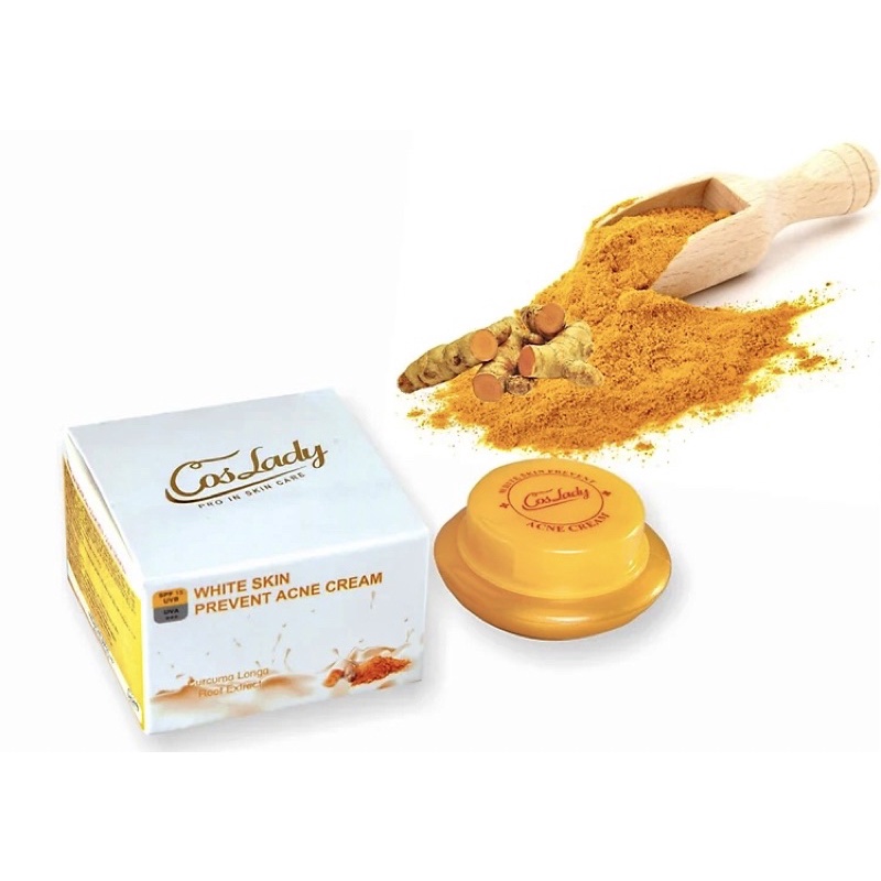 KEM COSLADY TRẮNG DA GIẢM MỤN MỜ THÂM LIỀN SẸO CHIẾT XUẤT CỦ NGHỆ WHITE SKIN PREVENT ANCE CREAM 12GR