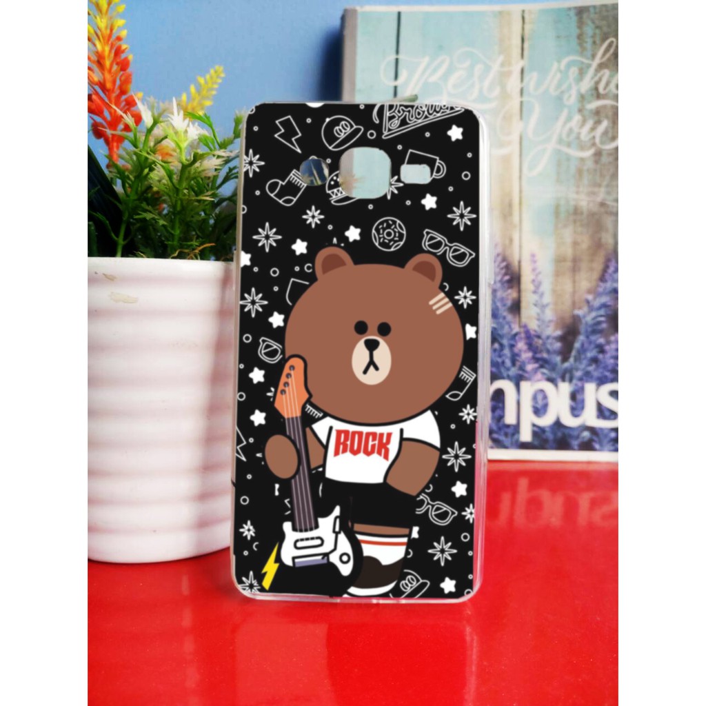 Ốp lưng Samsung J2 Prime gấu Brown